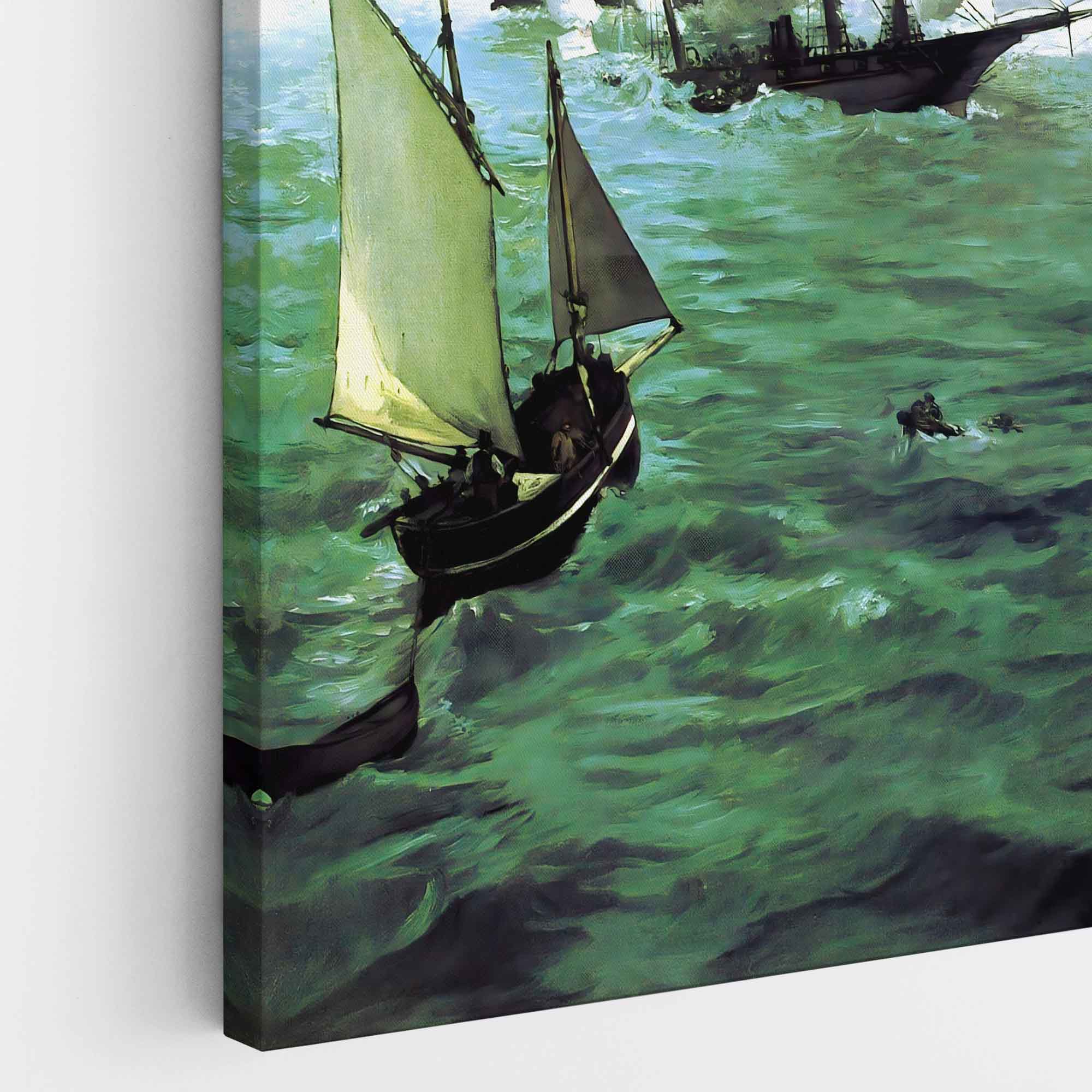 Il combattimento tra il Kearsarge e l'Alabama