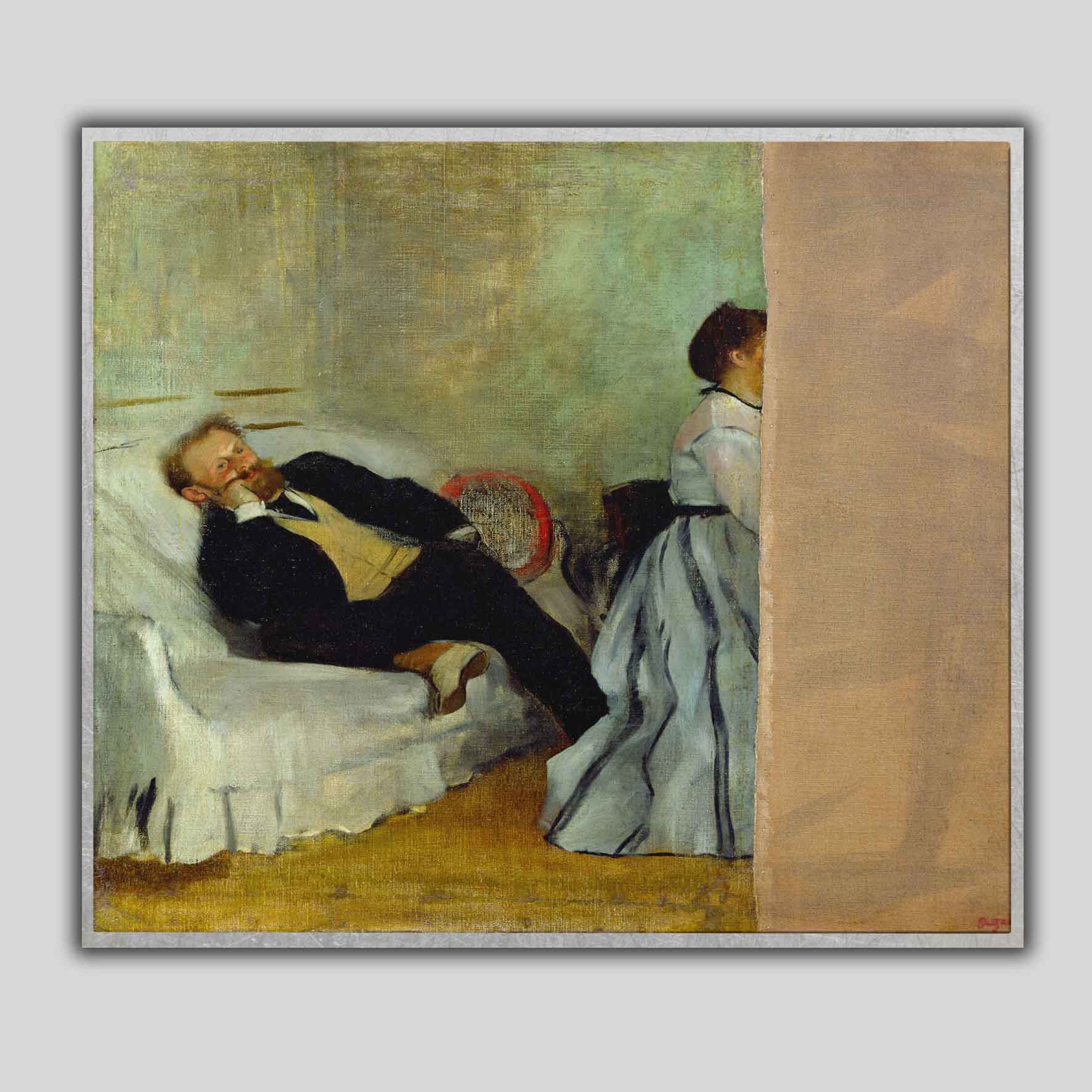 Édouard Manet e la moglie