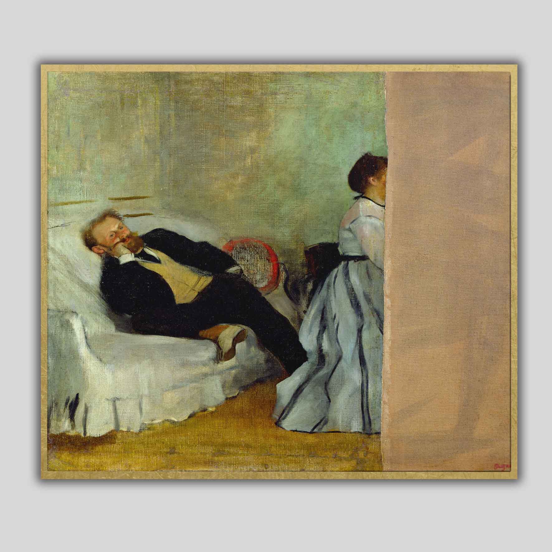 Édouard Manet e la moglie