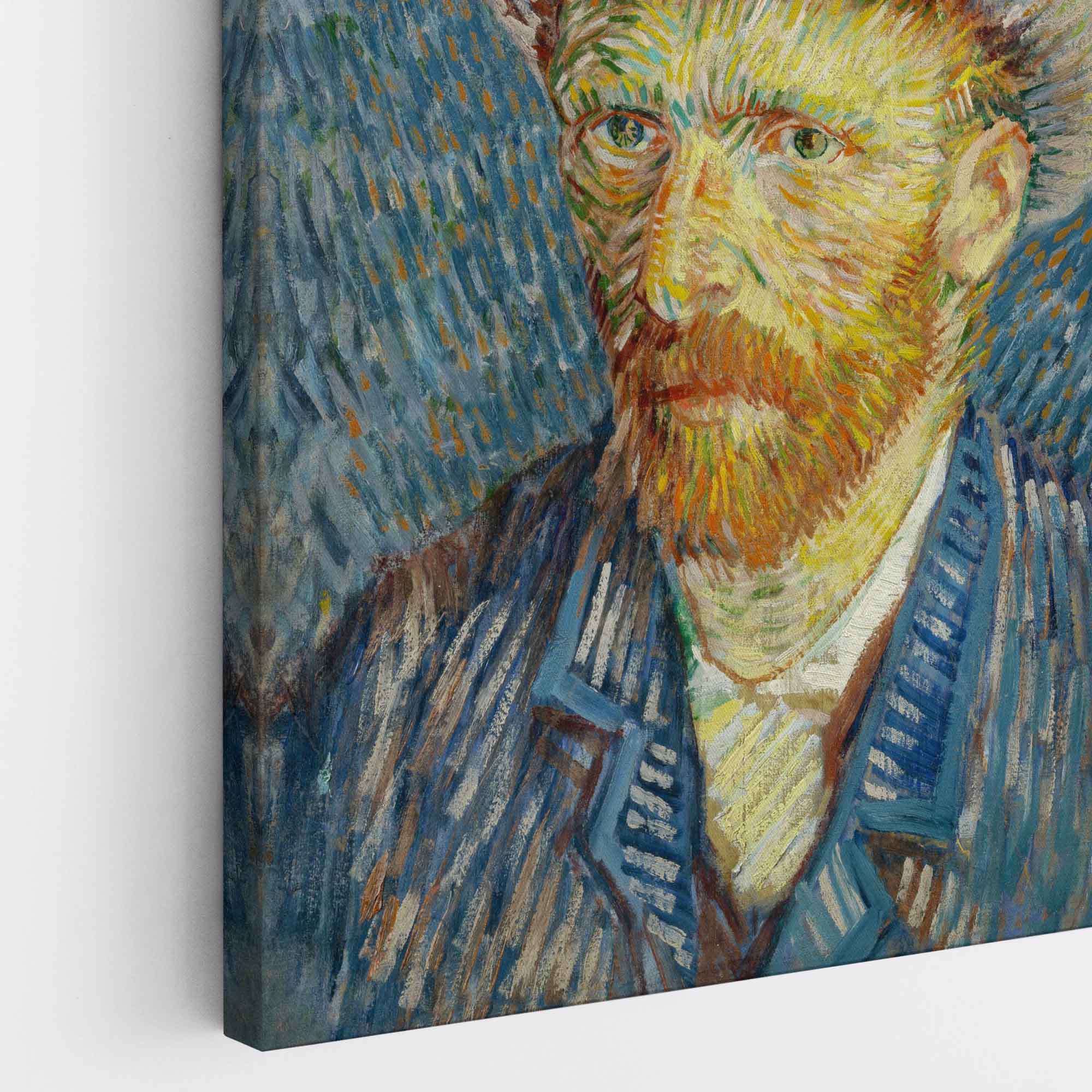 Autoritratto con cappello di feltro grigio 1887-1888