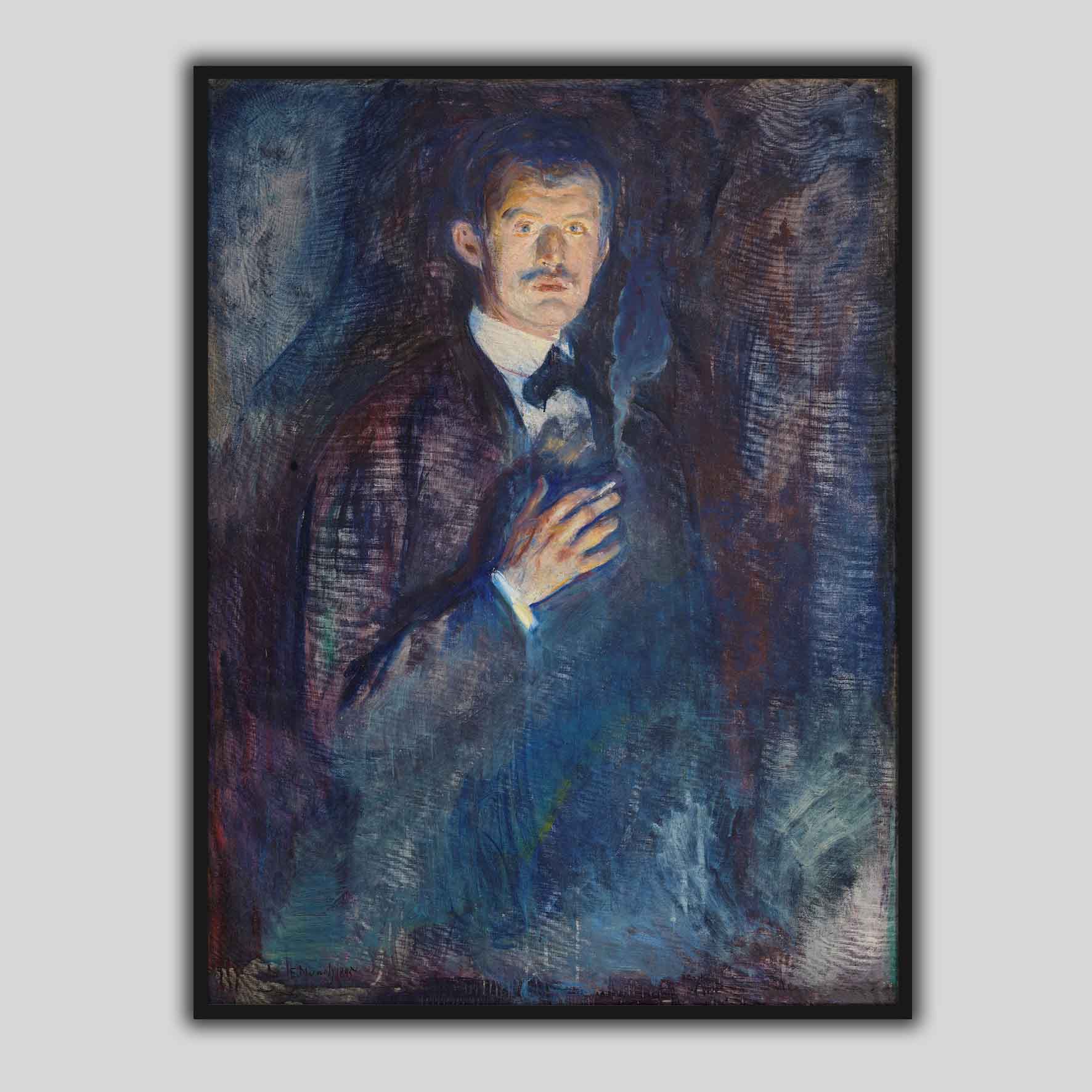 Autoritratto con sigaretta