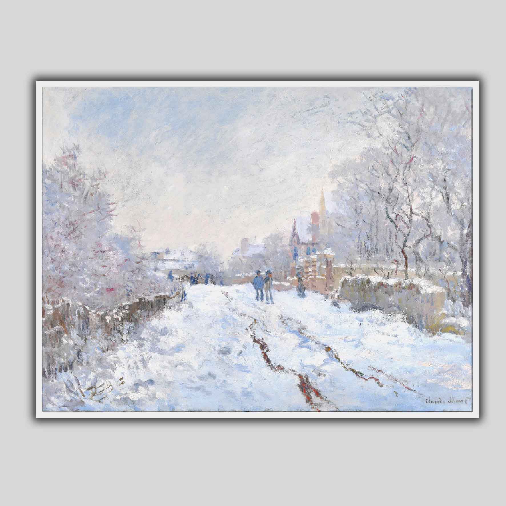 Scena nevosa ad Argenteuil