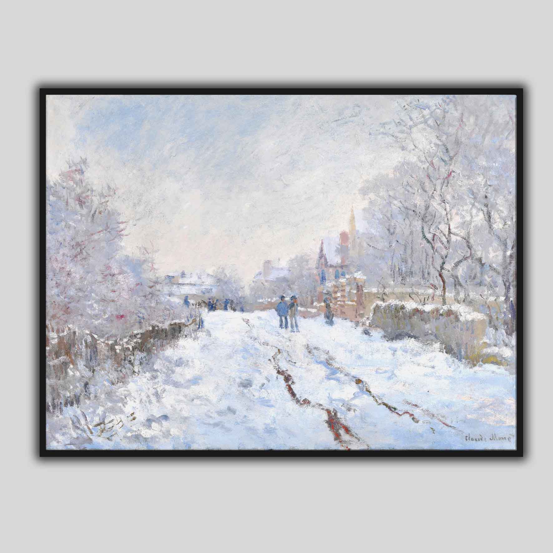 Scena nevosa ad Argenteuil