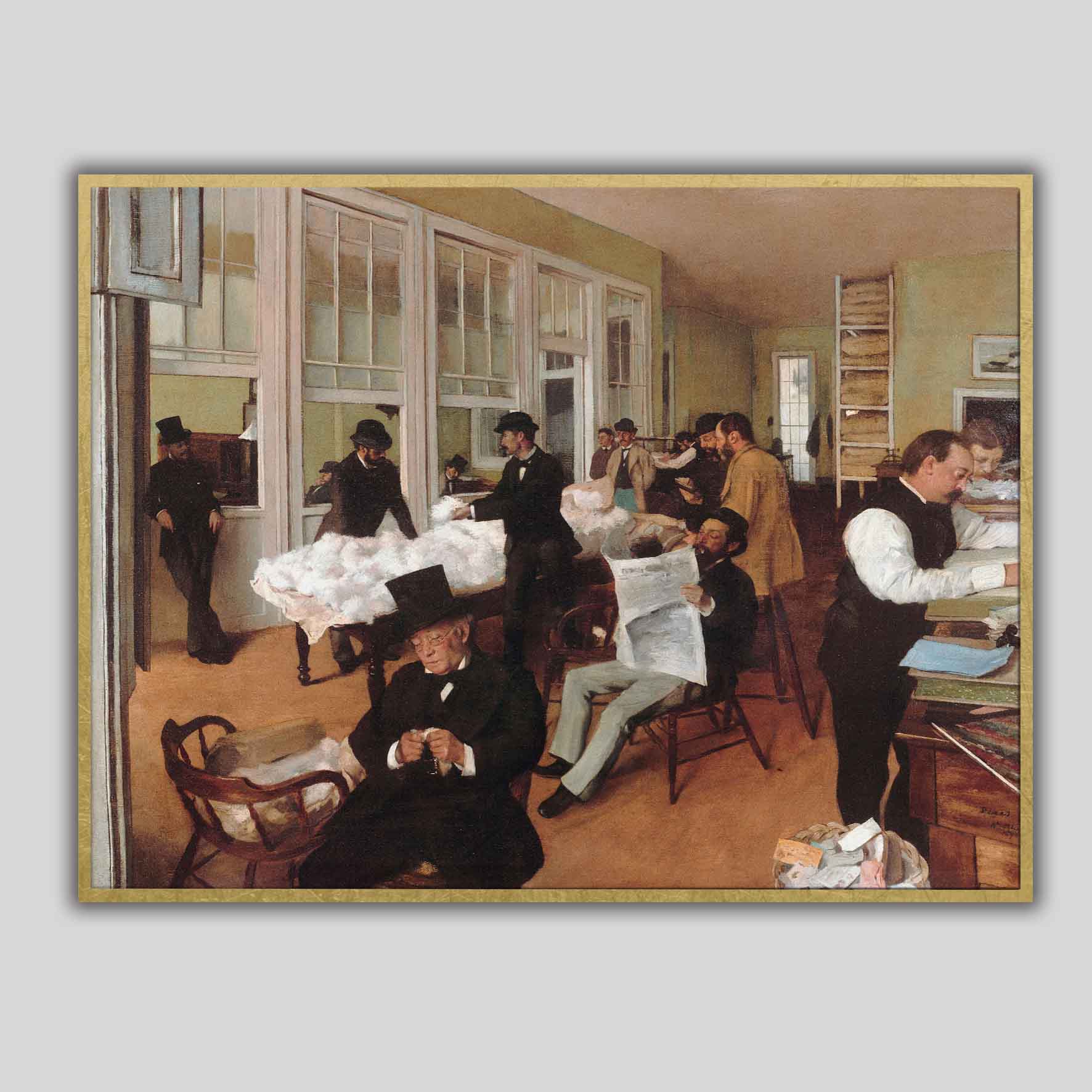 Il mercato del cotone a New Orleans