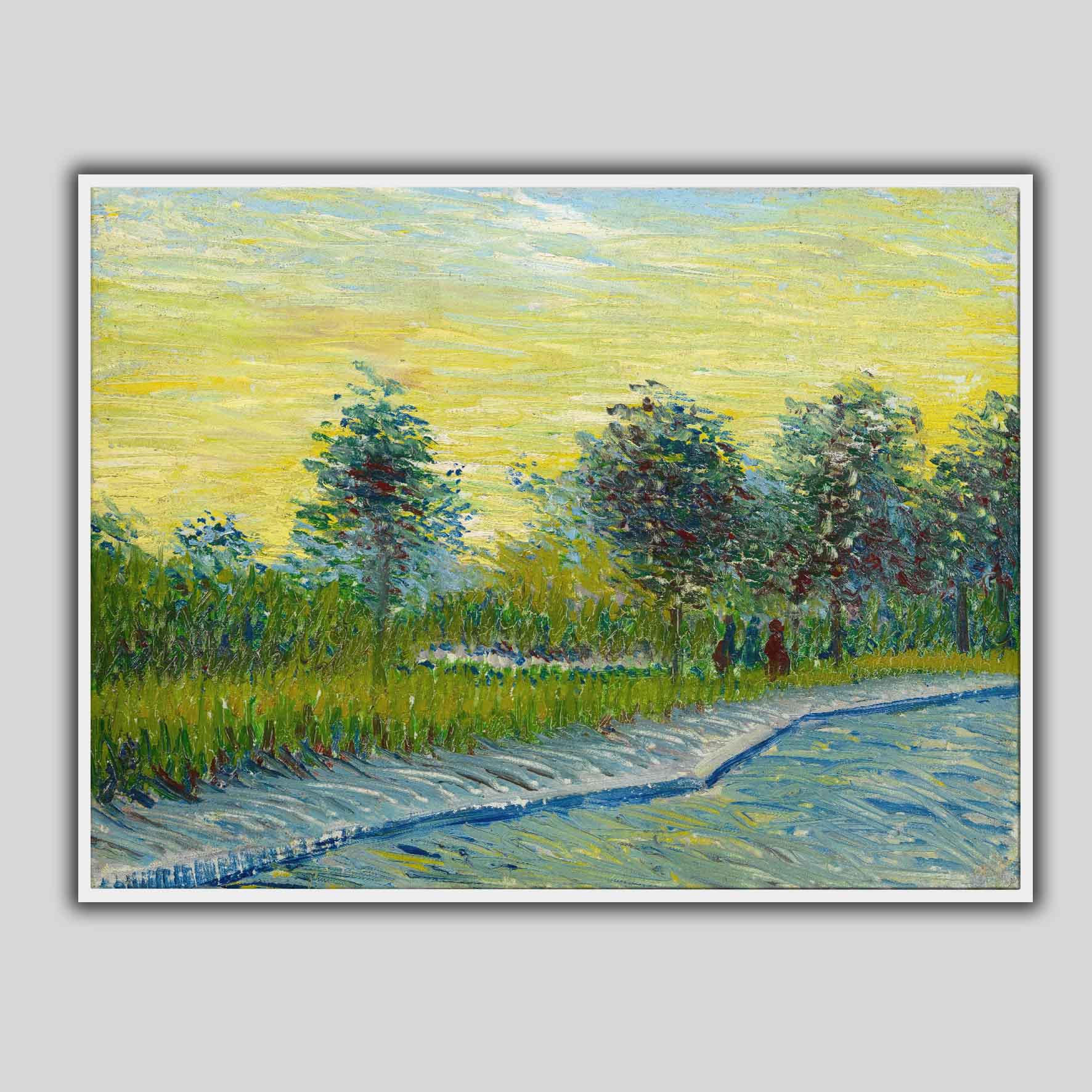 Piazza san pietro al tramonto