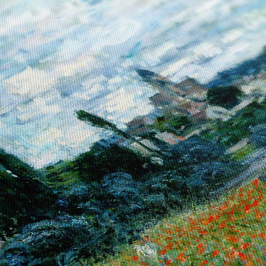 Champs de coquelicots à Vétheuil