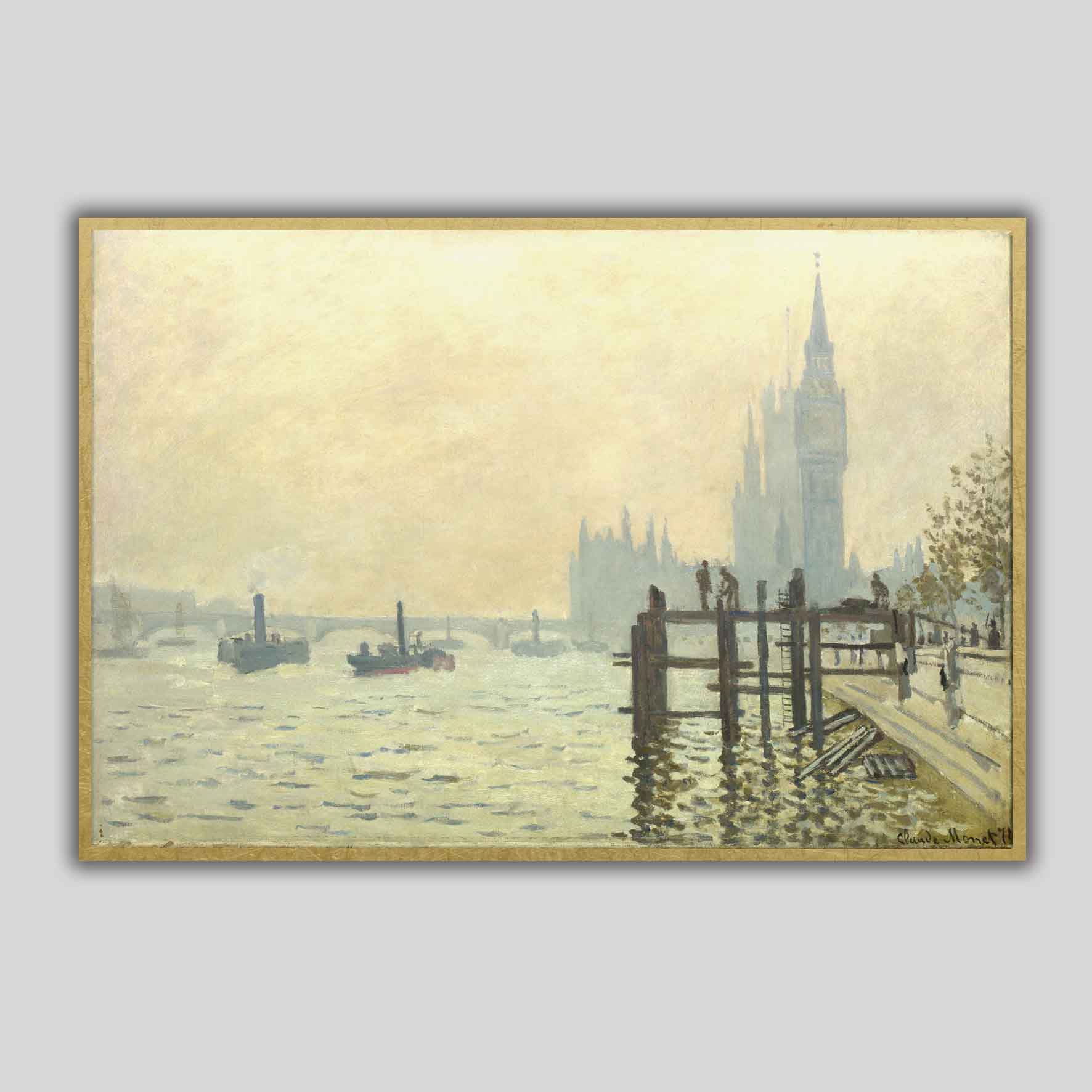 Il Tamigi sotto Westminster