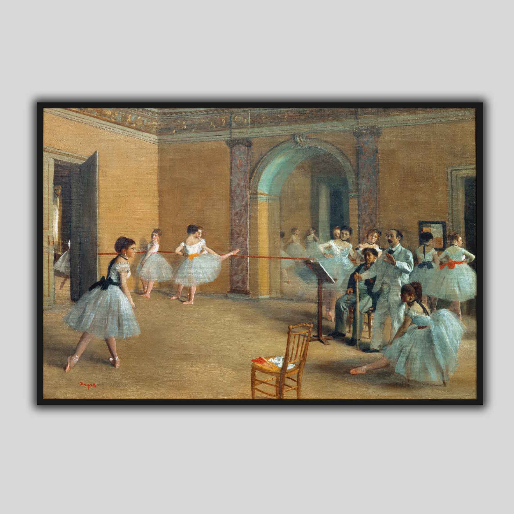 Le foyer de danse du théâtre de l'Opéra