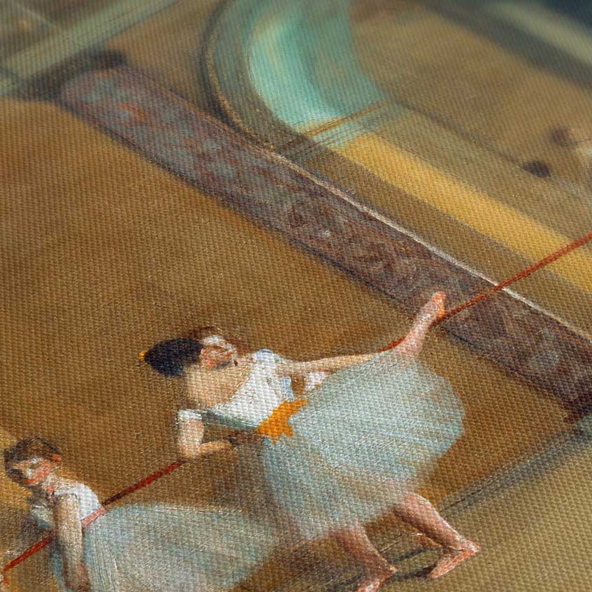 Le foyer de danse du théâtre de l'Opéra