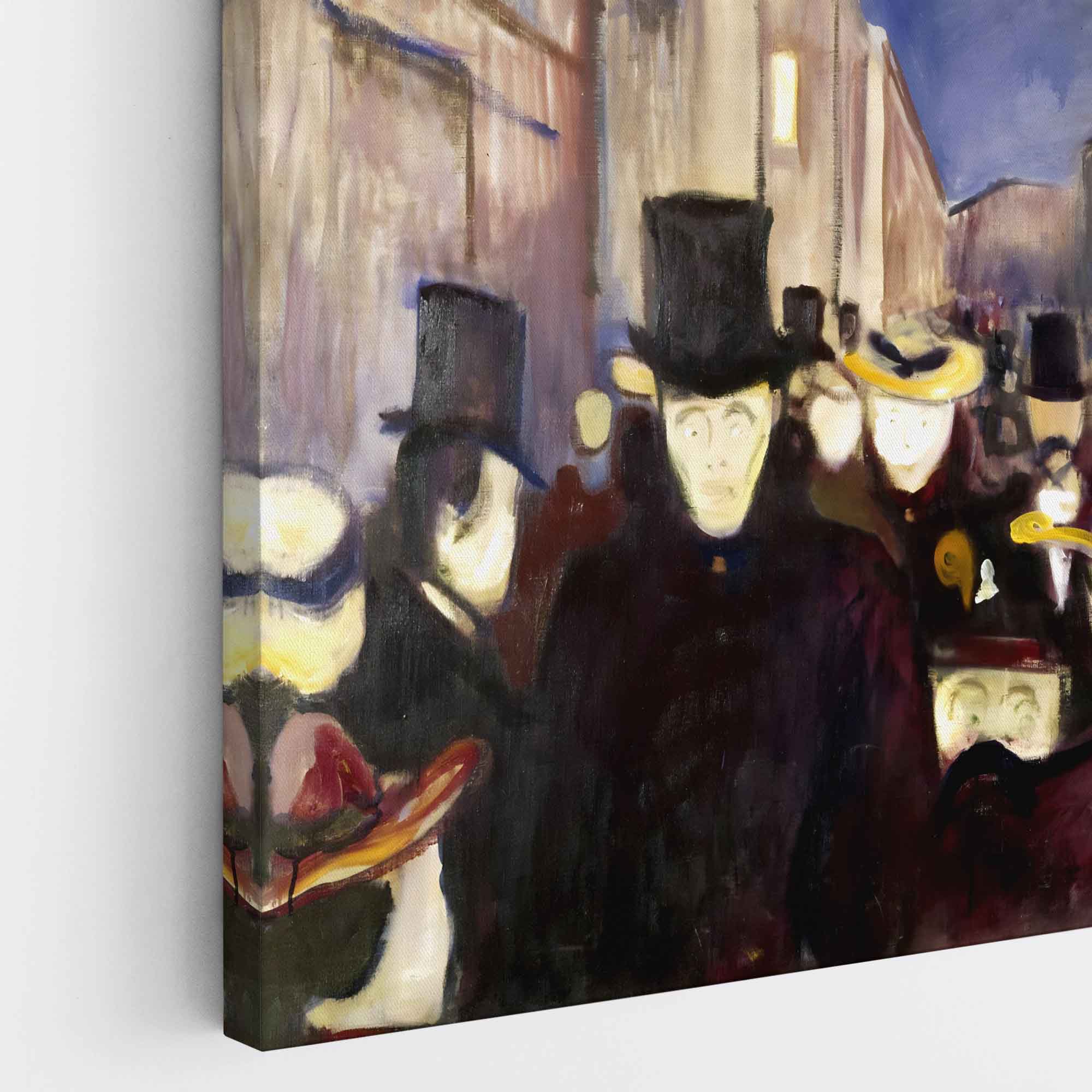 Soirée sur le boulevard Karl Johan