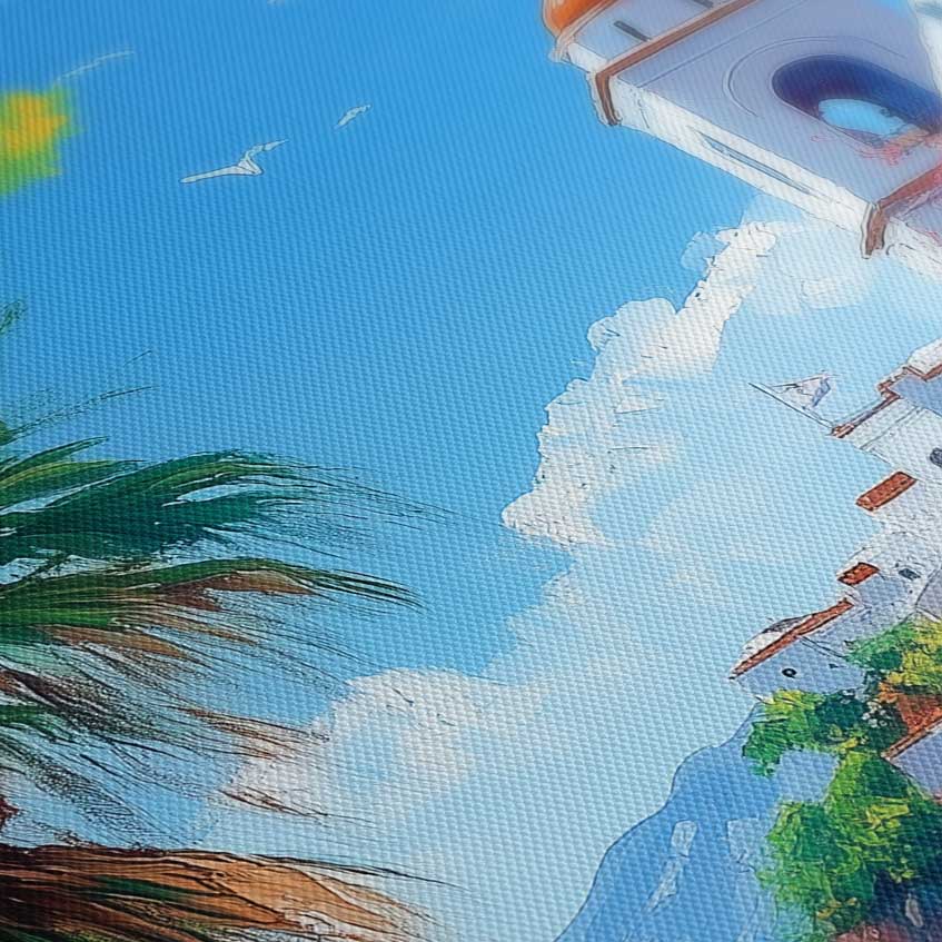 Mer et Bougainvilliers