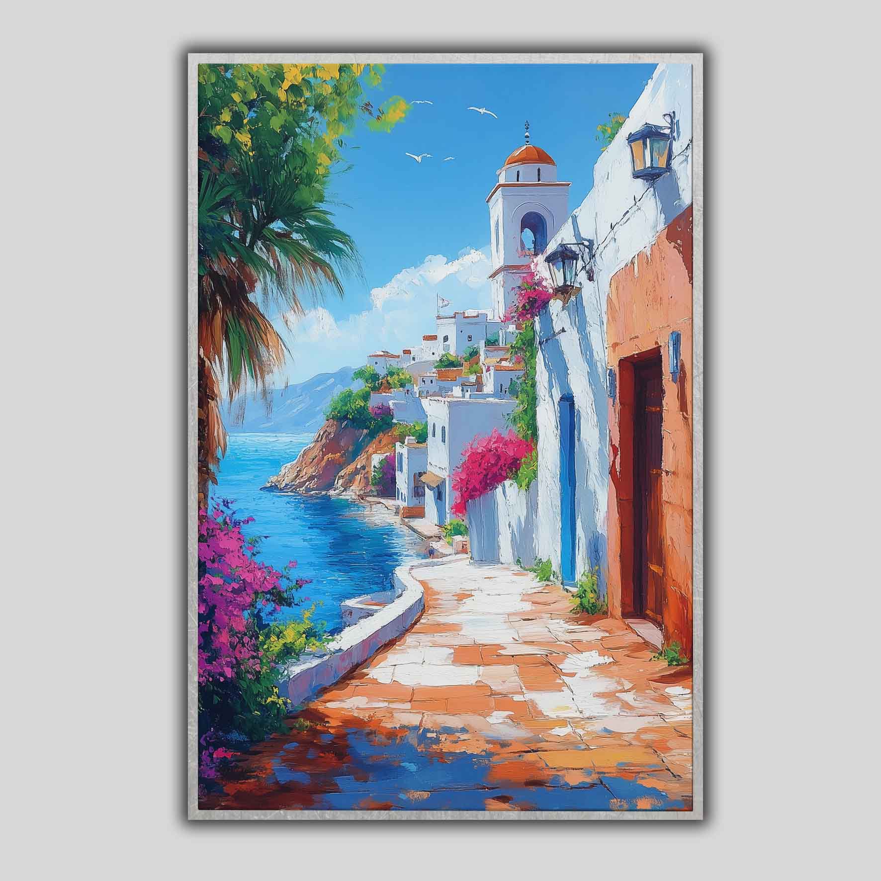 Mer et Bougainvilliers