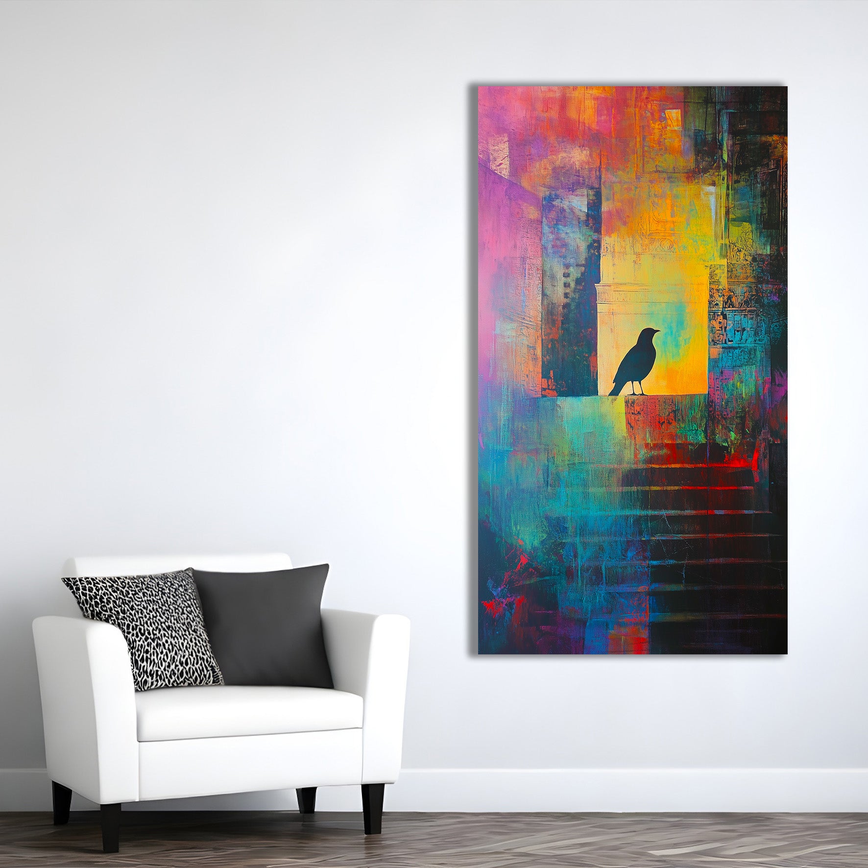 Silhouette au crépuscule