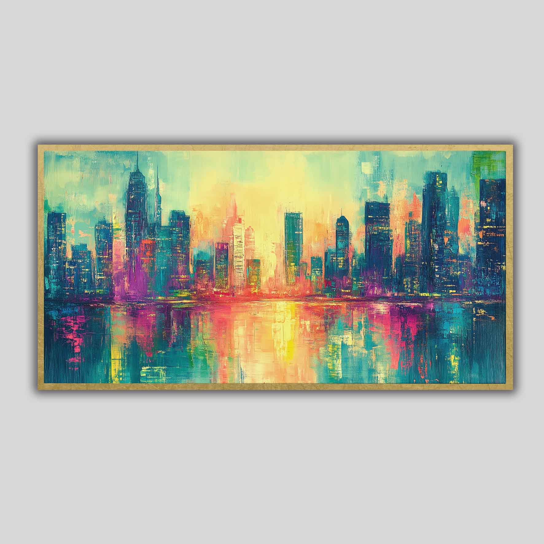 Réflexion de l'horizon vert