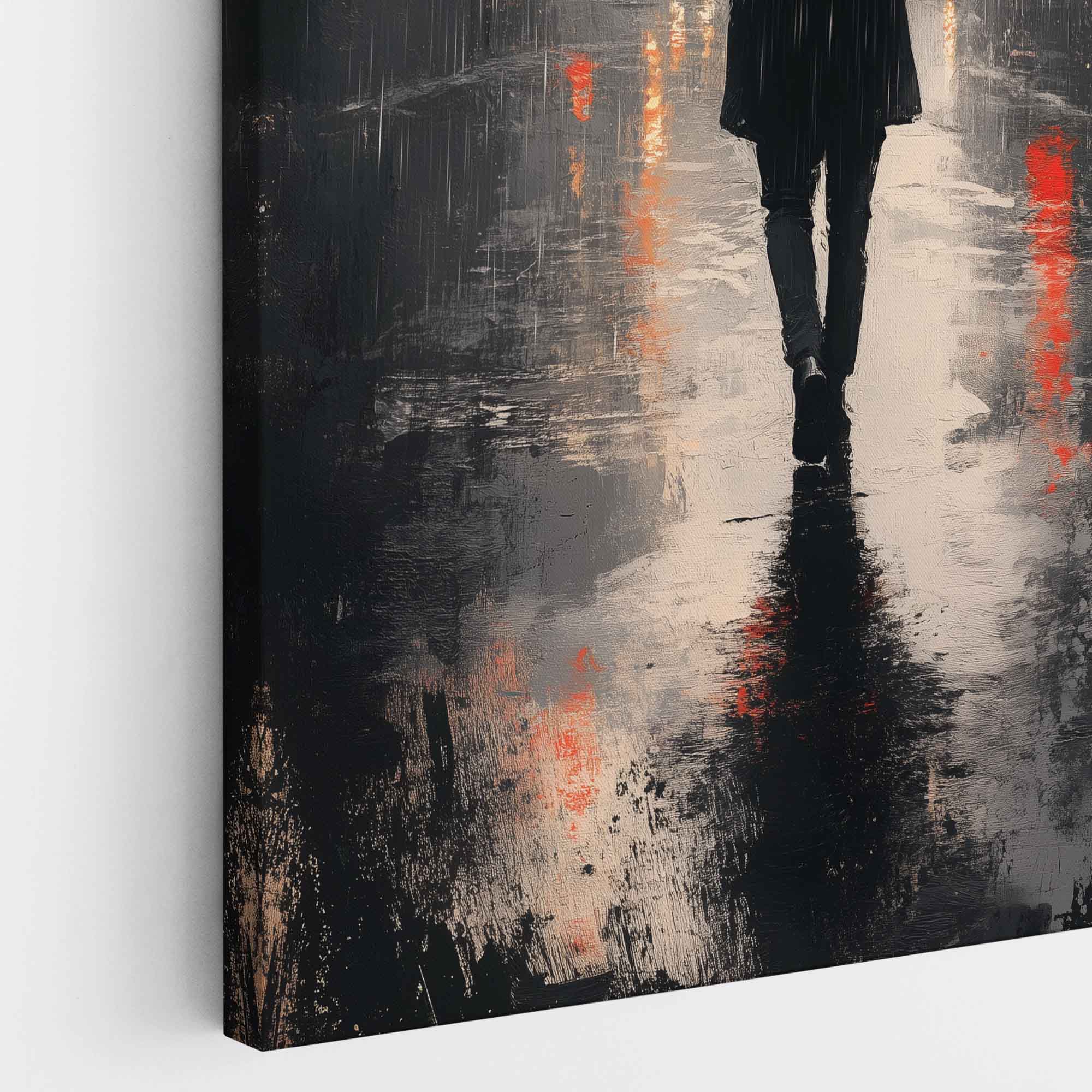 Je marche sous la pluie