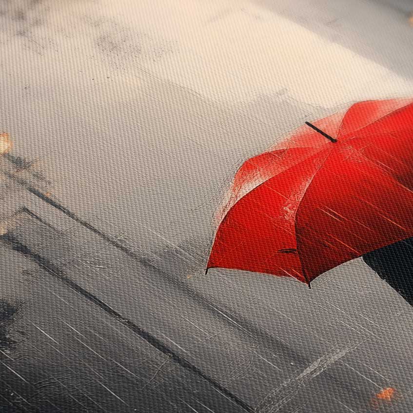 Je marche sous la pluie