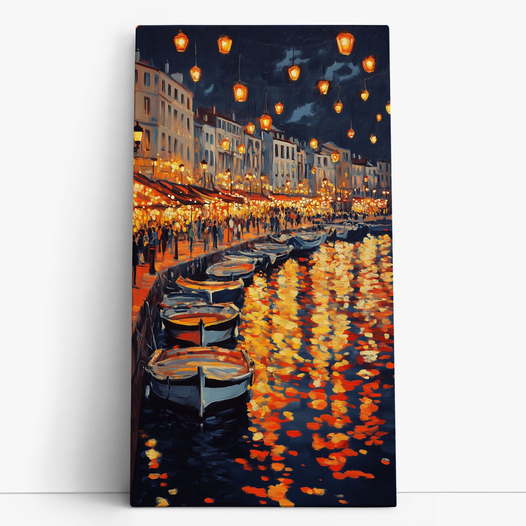 Lumières dans le canal