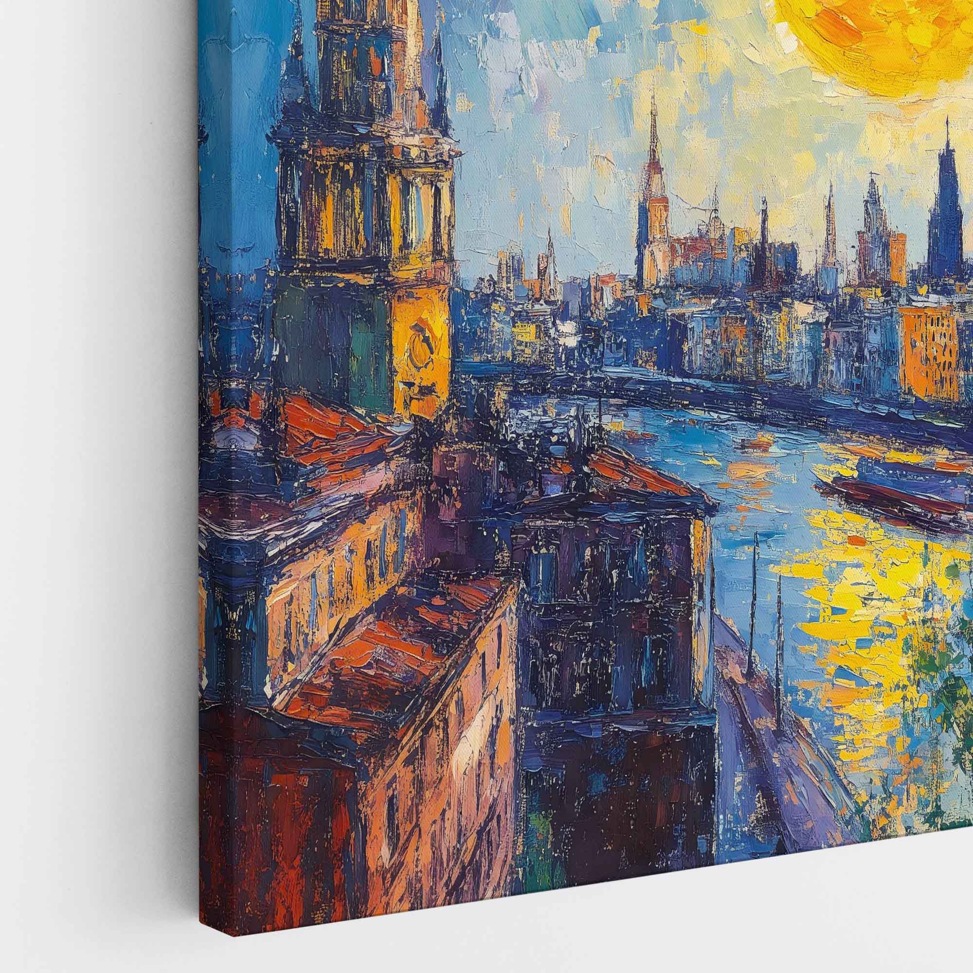 Nuit dorée sur la rivière