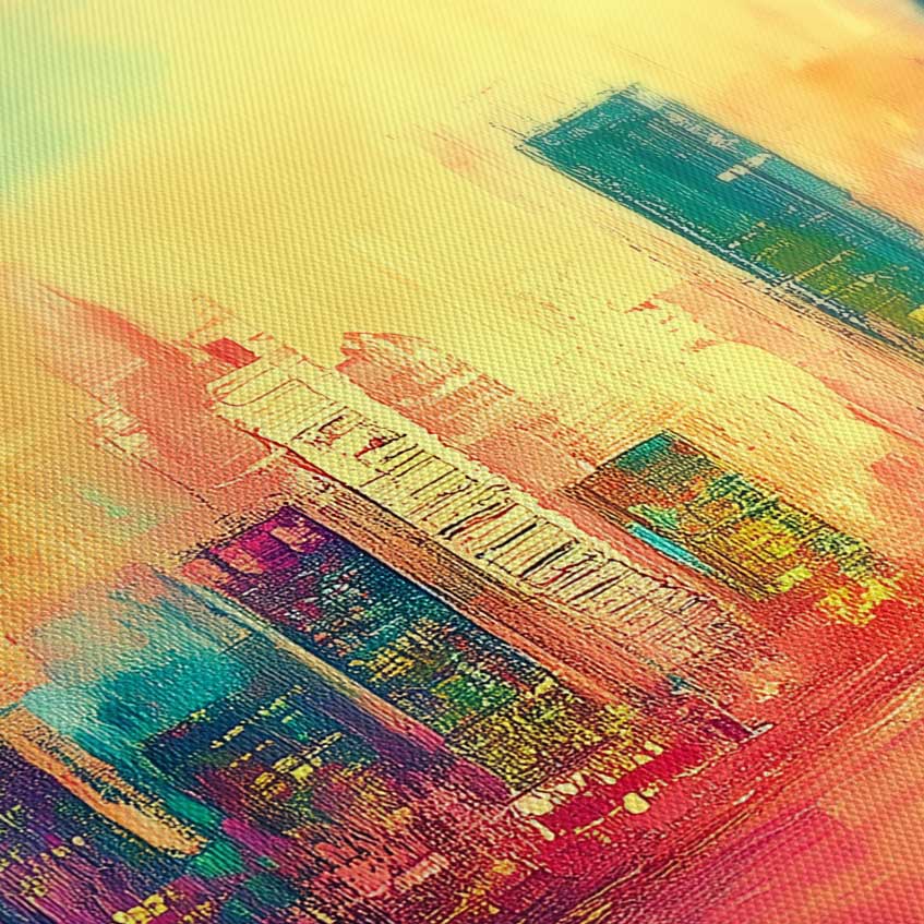 Réflexion de l'horizon vert