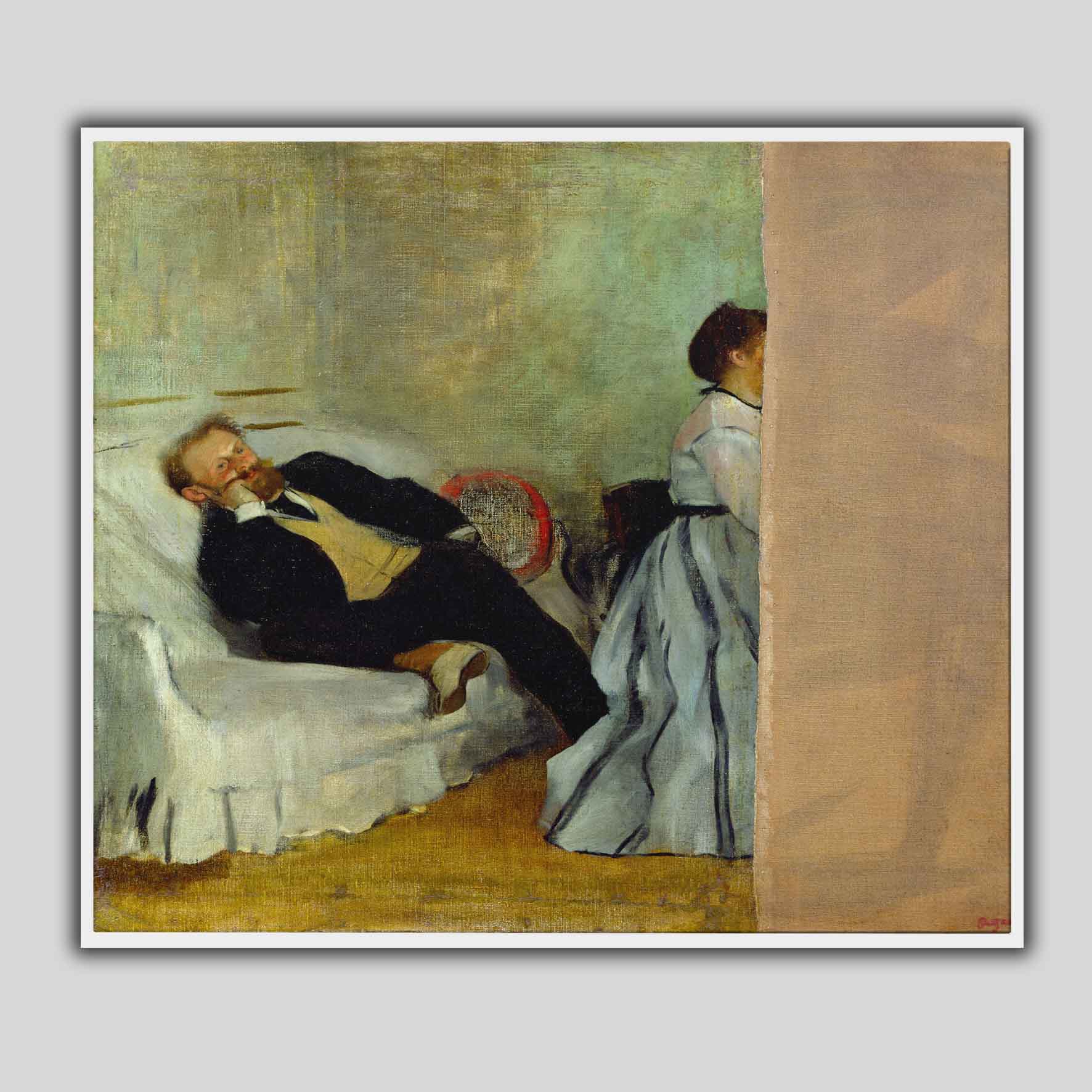 Édouard Manet e la moglie