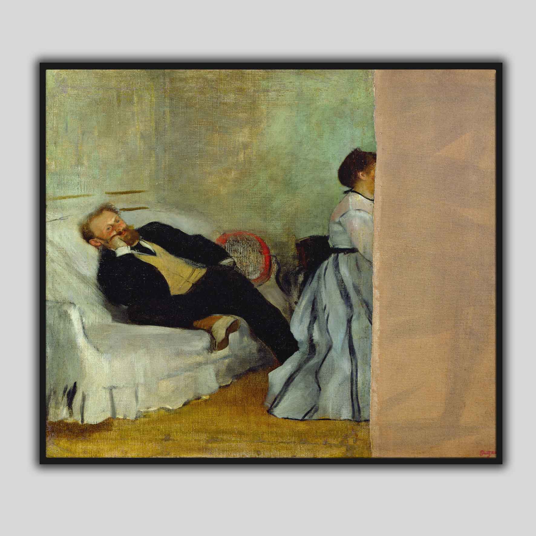 Édouard Manet e la moglie