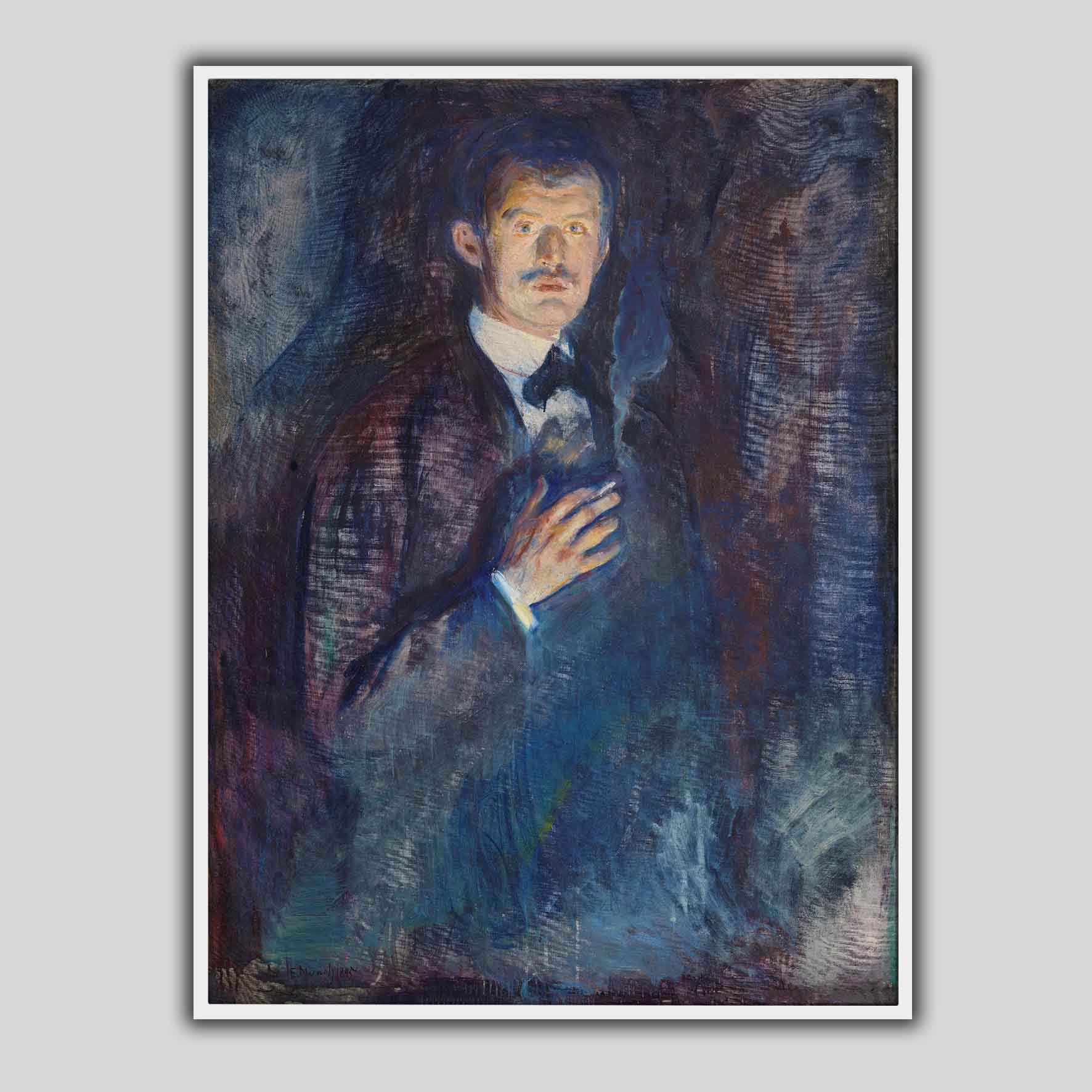 Autoritratto con sigaretta