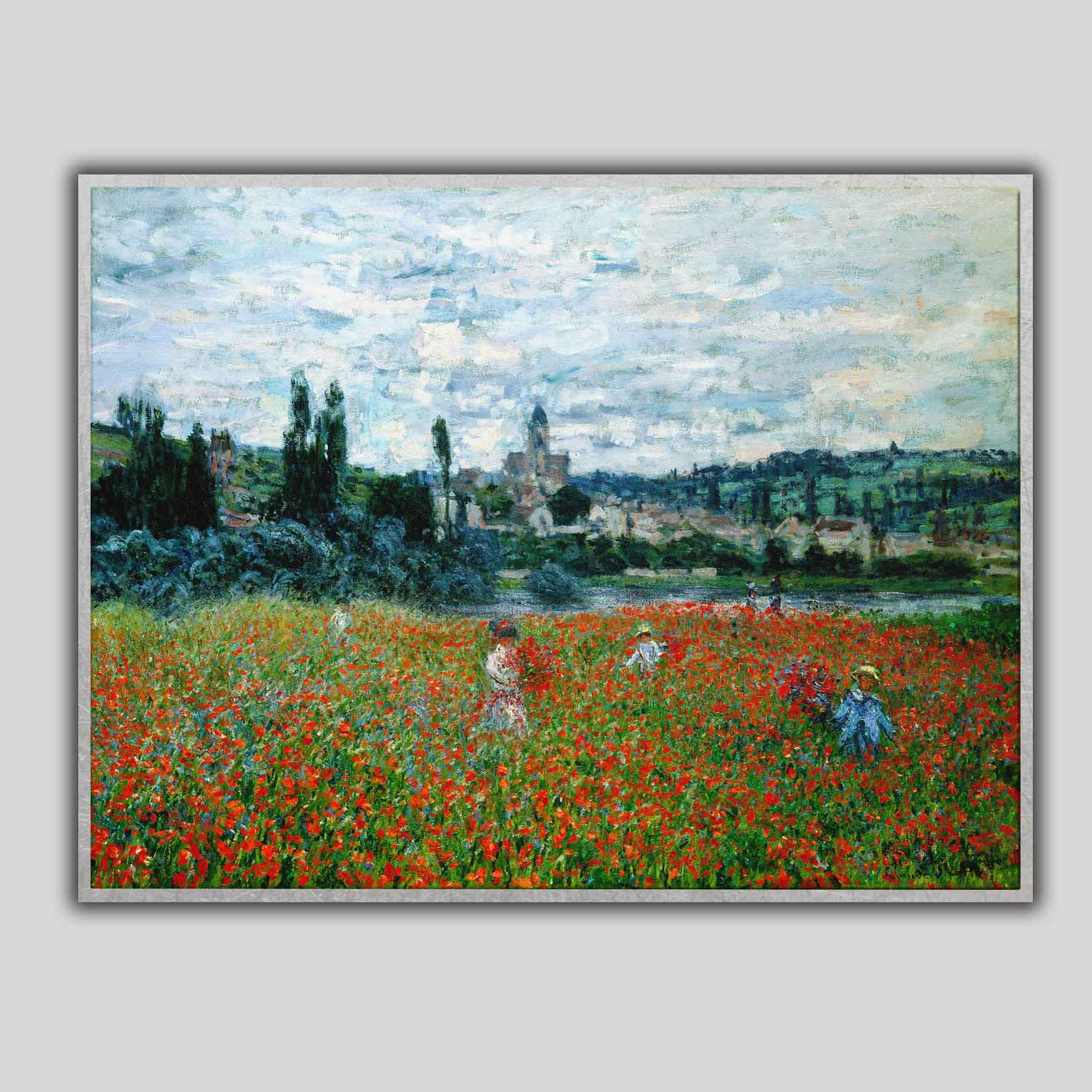 Champs de coquelicots à Vétheuil