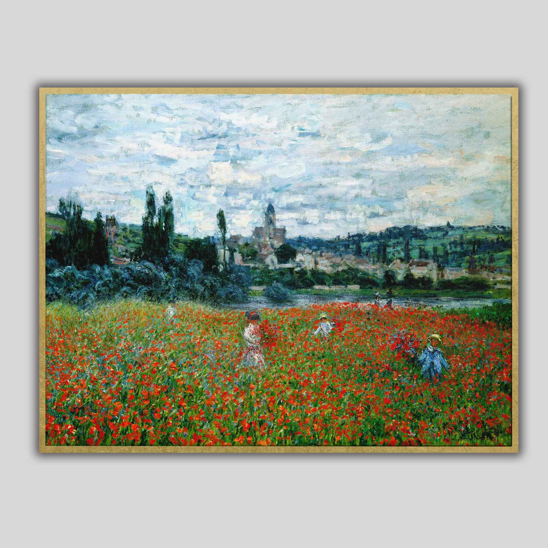 Champs de coquelicots à Vétheuil