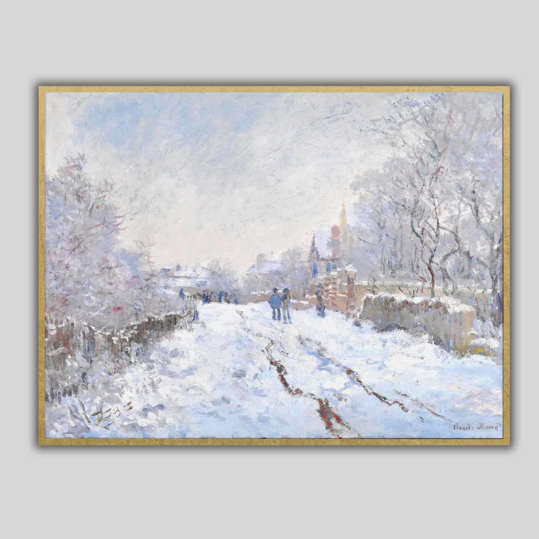 Scena nevosa ad Argenteuil