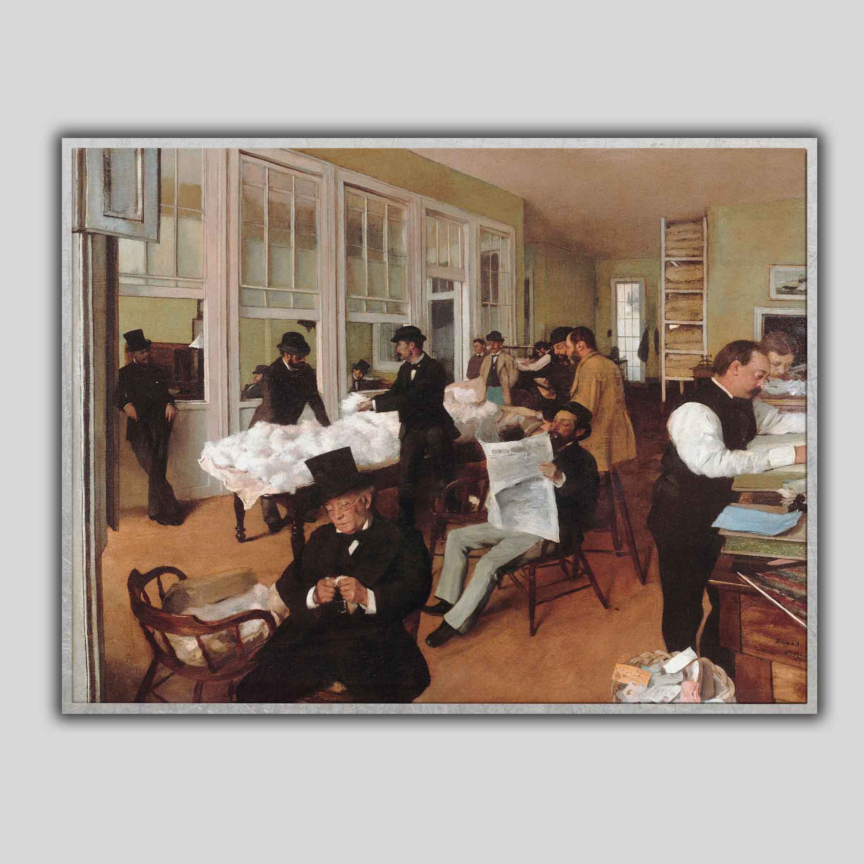 Il mercato del cotone a New Orleans