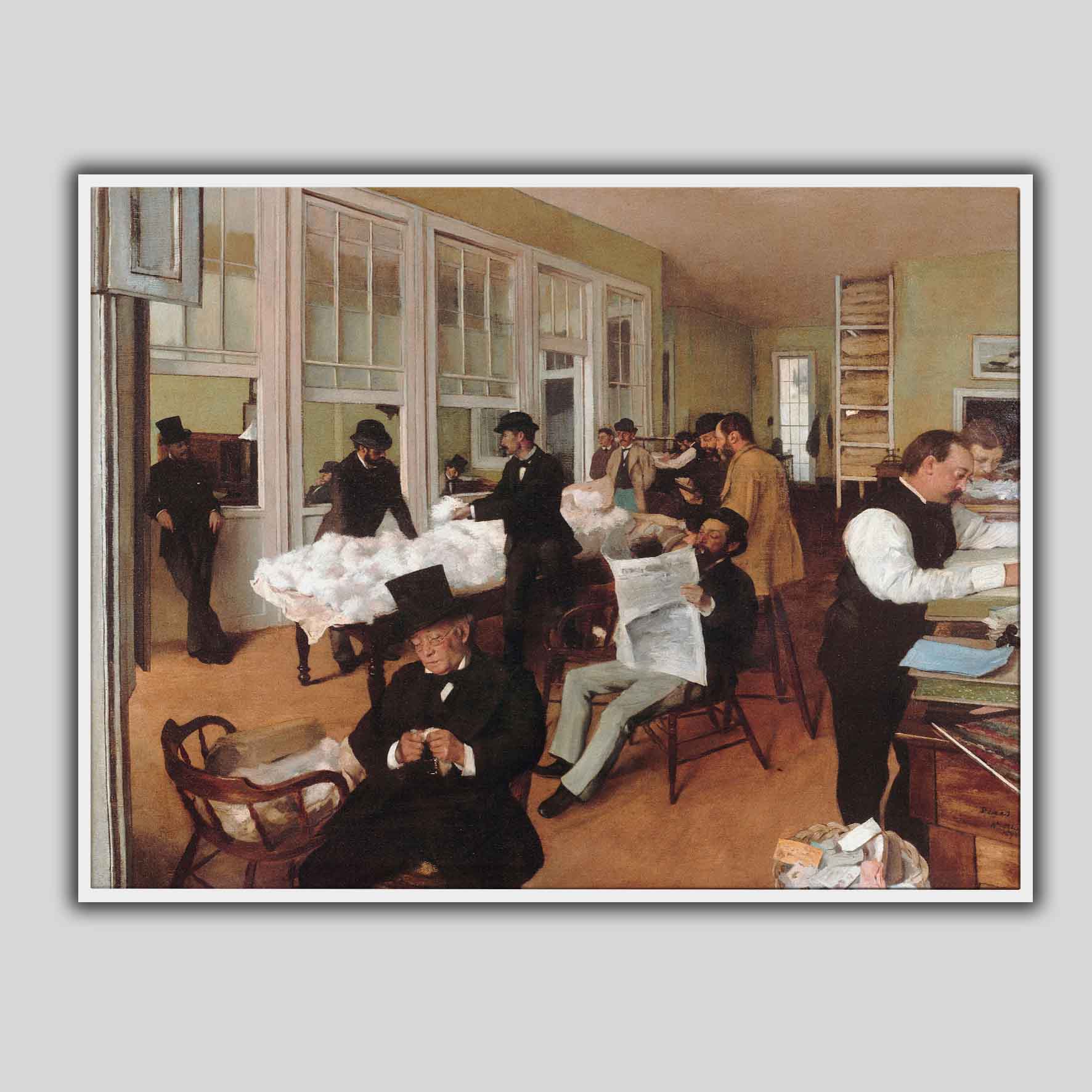 Il mercato del cotone a New Orleans