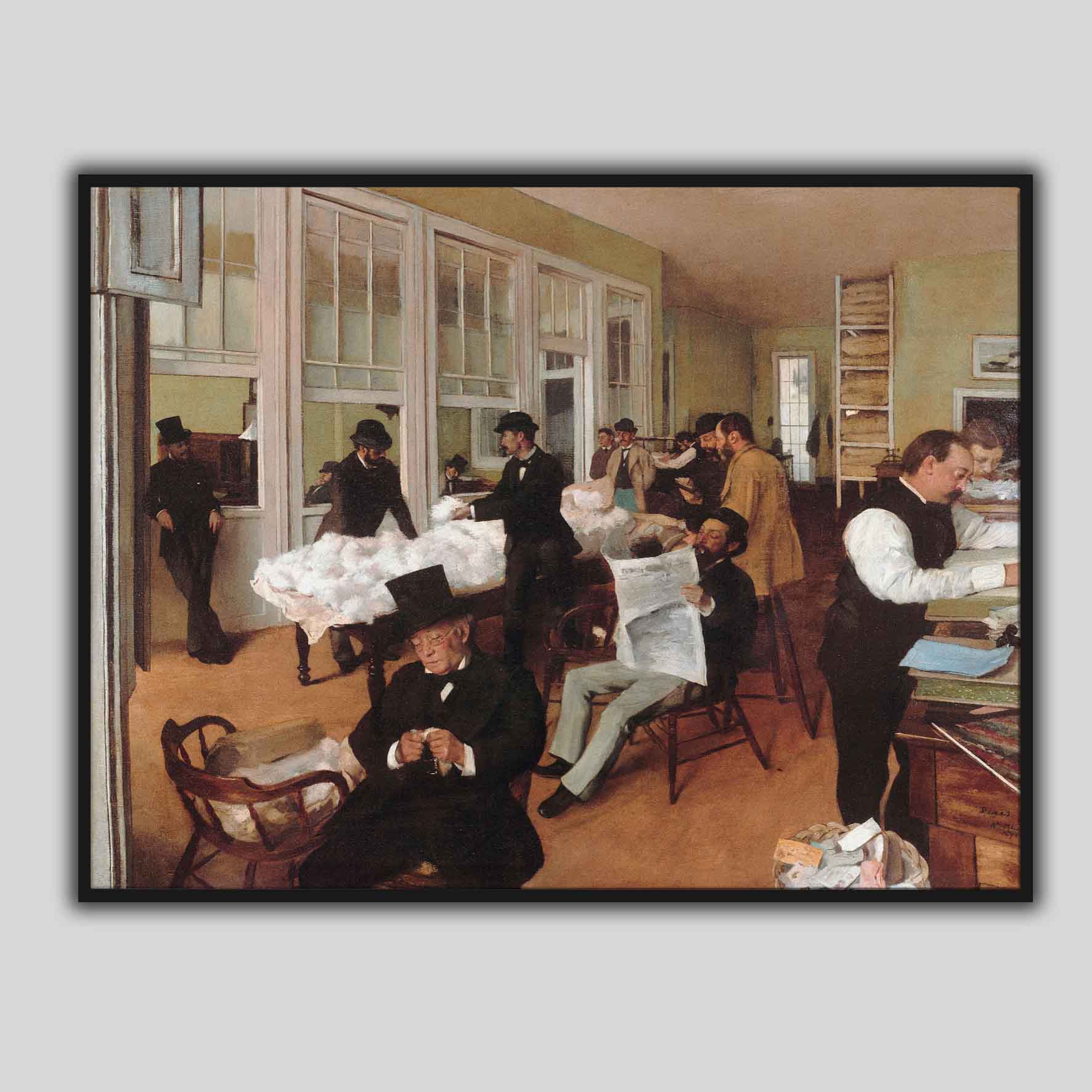 Il mercato del cotone a New Orleans