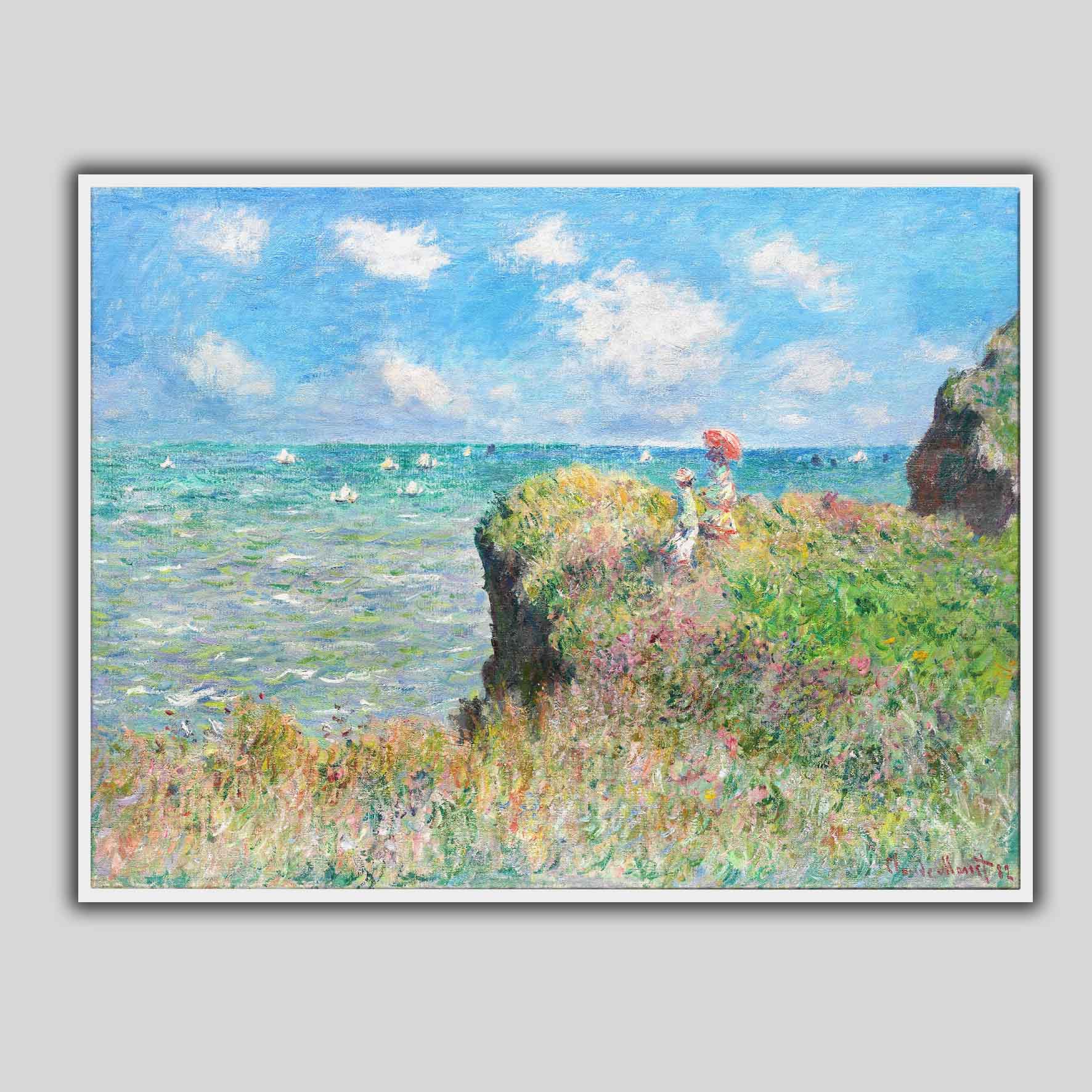 Passeggiata sulla scogliera a Pourville