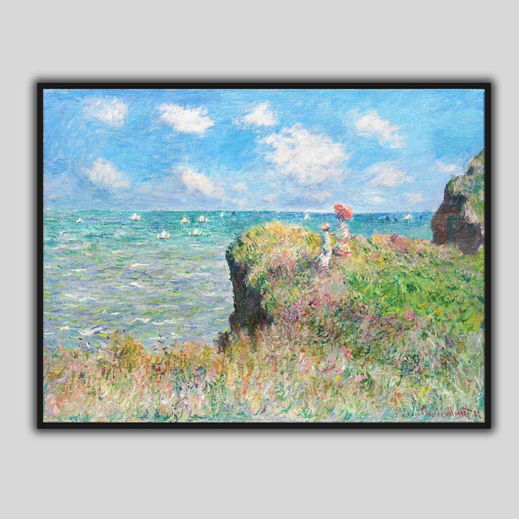 Passeggiata sulla scogliera a Pourville