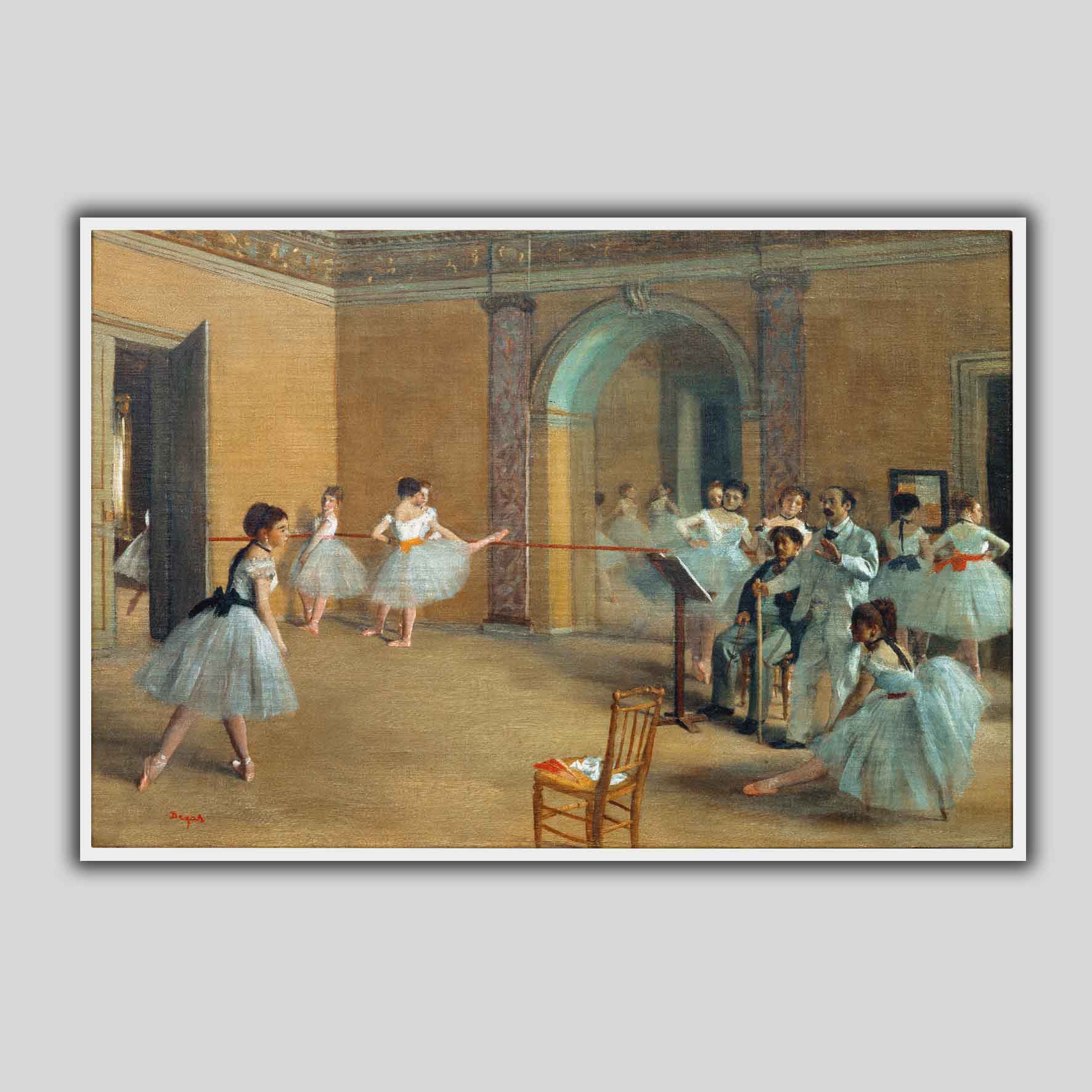 Le foyer de danse du théâtre de l'Opéra