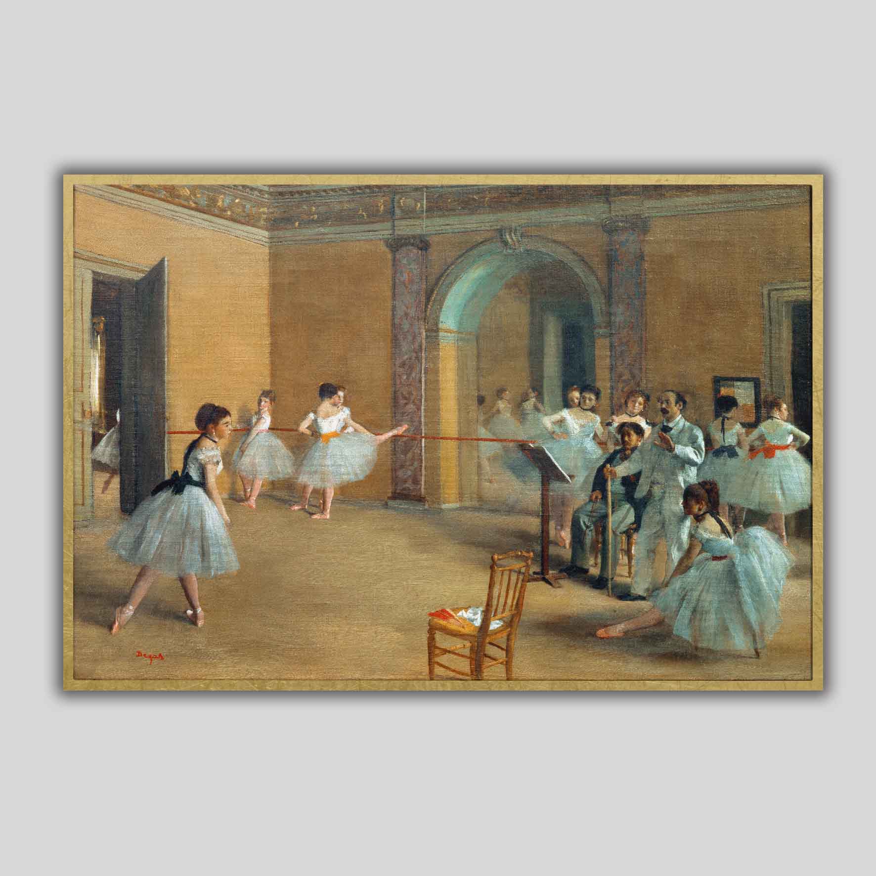 Le foyer de danse du théâtre de l'Opéra