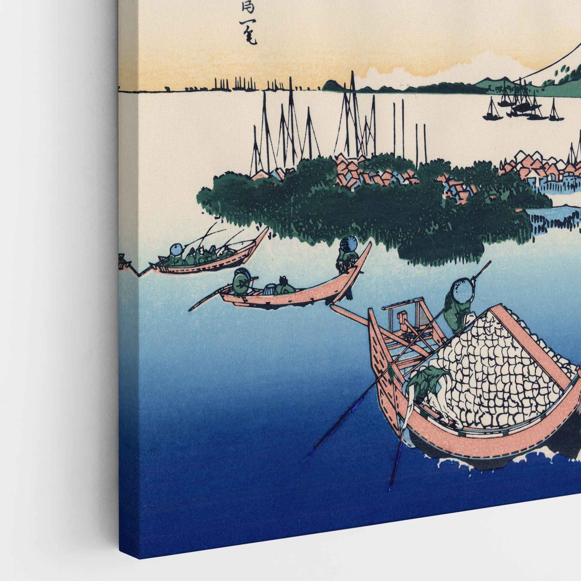 Île de Tsukuda dans la province de Musashi