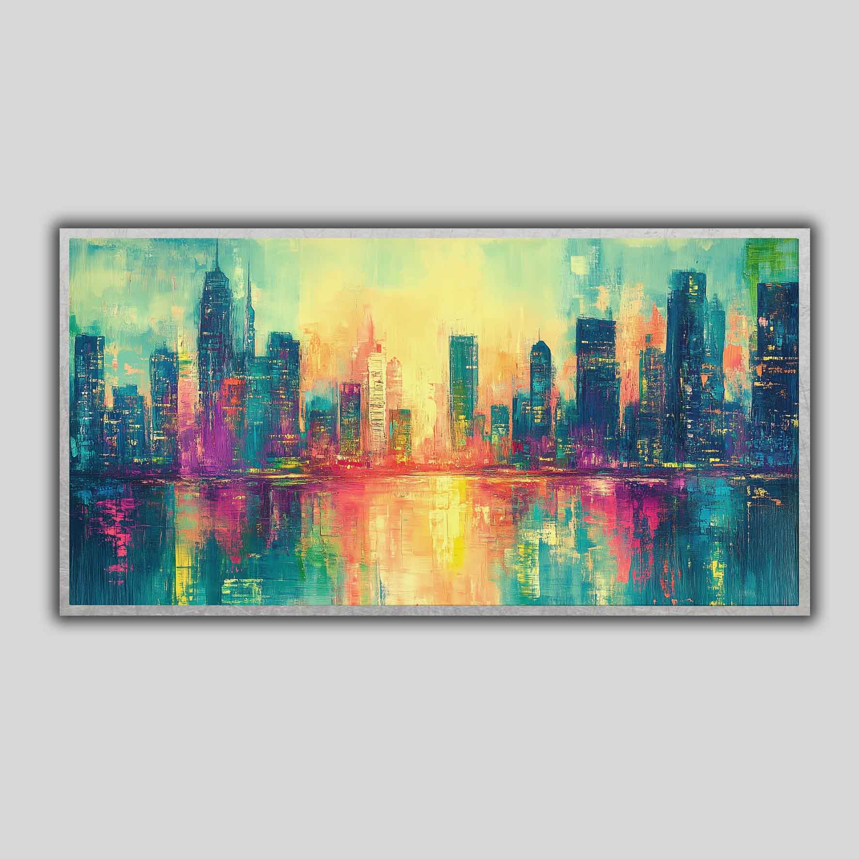 Réflexion de l'horizon vert