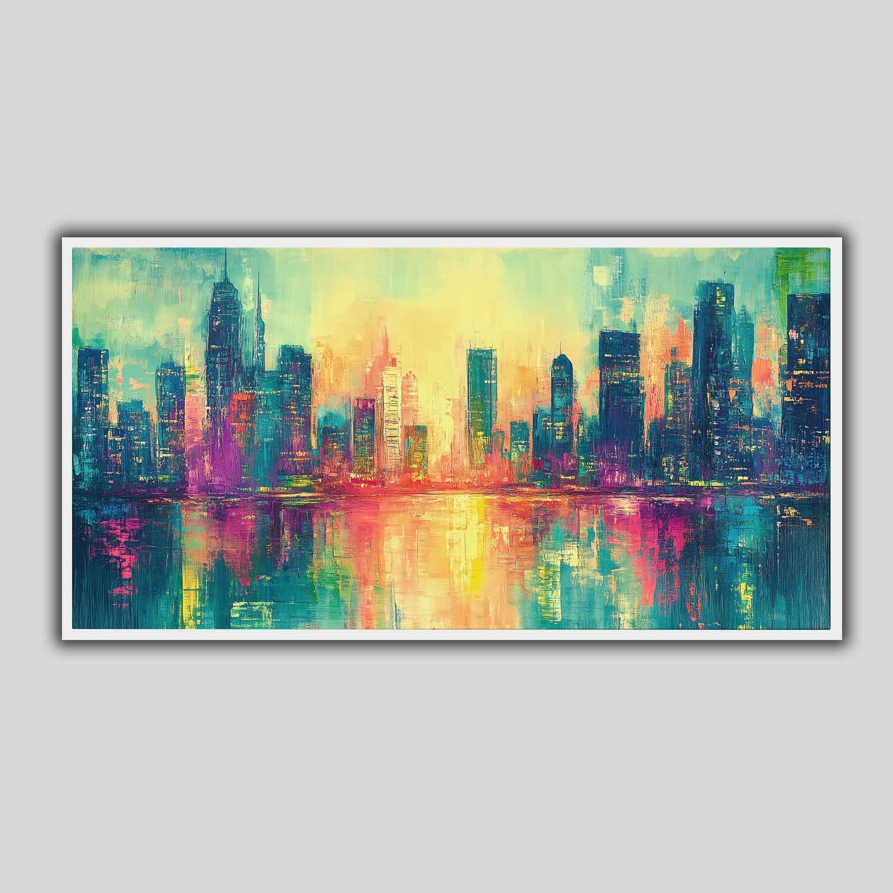 Réflexion de l'horizon vert