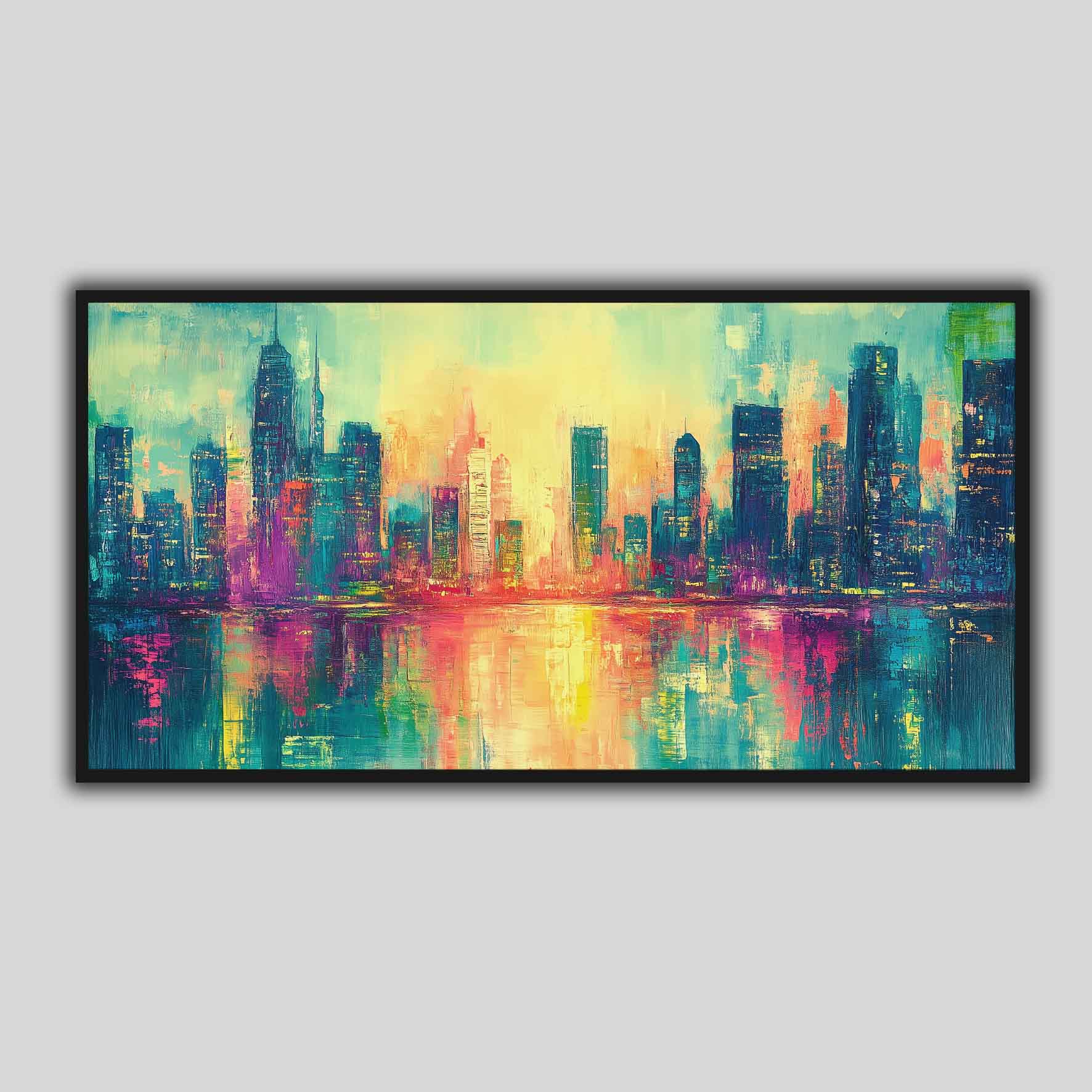 Réflexion de l'horizon vert